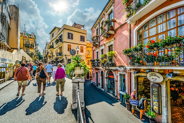 turisté v itálii